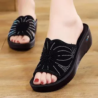 Wedges Sofiya/SANDAL SOFIYA WANITA HAK TERBARU/SANDAL SLOP WANITA TERMURAH/SANDAL SOFIYA