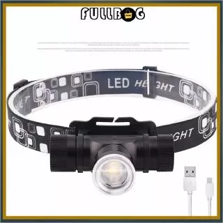 Lampu Senter Kepala 1000LM XML T6 LED 3-Mode Zoom untuk Camping