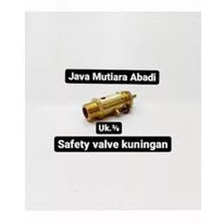 WIPRO SAFETY VALVE KUNINGAN/SAFETY VALVE ANGIN DRAT 3/8 inch