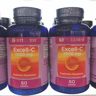 Wellness Excell C Excell-C 1000mg Isi 60 Tablets Original