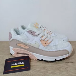 Sepatu Nike Air Max 90 White Barely Rose Pink White Women