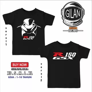Kaos Baju Anak Motor SUZUKI GSX R 150 Kaos Anak Racing Otomotif  - GILAN