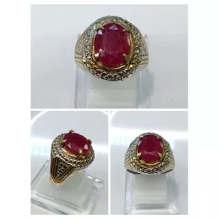 cincin batu Ruby Mozambik