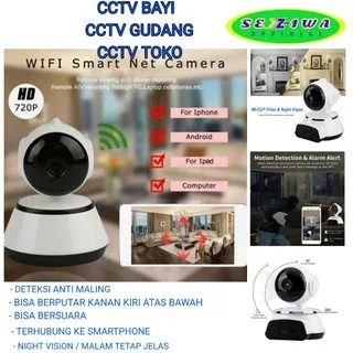 CCTV Wifi Monitor kamera pengintai untuk Toko Bayi Gudang Rumah  | CCTV Anti Maling