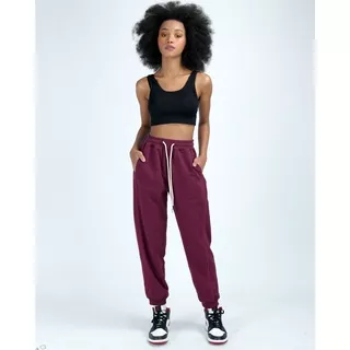 MUZCA WOMEN Chain Stitch Jogger Pants SKU15-1757