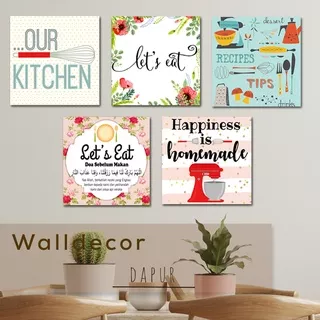 Hiasan dinding dapur chic homedecor walldecor dapur pajangan dinding rumah murah dekorasi dapur