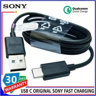 Kabel Data Sony Xperia XA1 Dual XA1 Plus XA1 Ultra ORIGINAL 100% USB C Fast Charging