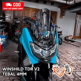 TAMENG NMAX WINDSHIELD VISOR N MAX NMAX OLD NMAX NEW TDR V2 MINI TEBAL 4 MILI