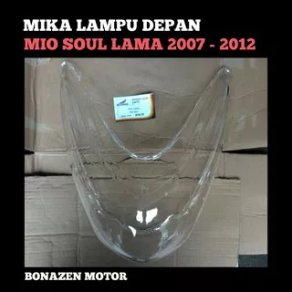 Mika Kaca Lampu Depan Mio Soul Lama 2007 2008 2009 2010 2011 2012 / Bening Putih / Geronimo