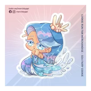 Sea Fairy - Cookie Run Ovenbreak/Kingdom Keychain Fan Merchandise