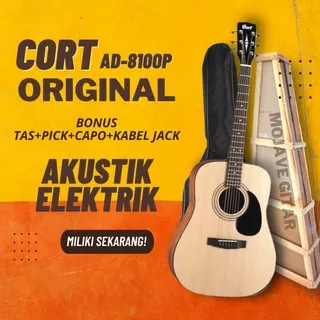Gitar Akustik Elektrik CORT ORIGINAL AD 810 OP Jumbo