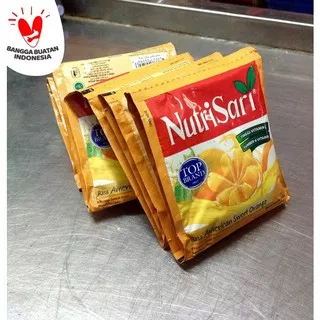 Nutrisari Rasa American Sweet Orange 1 renceng isi 10 sachet | Nutrisari Murah Promo