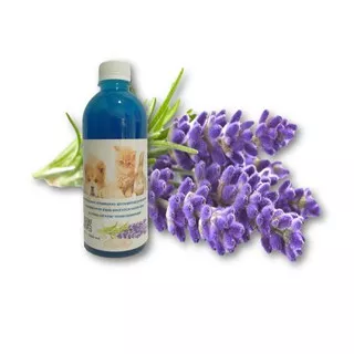 shampo kutu jamur anjing kucing dan kelinci aroma rose lavender 500ml