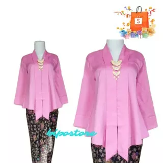 Setelan Kebaya Floy Kutu baru Bandage Pink W1R4 Set Baju Kondangan Cewek Kekinian Fashion Baloteli K