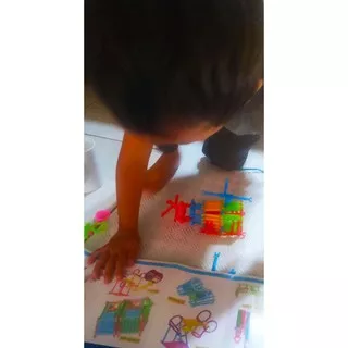 pipa imajinasi magic stick lego stick geometri mainan anak cerdas edukatif edugame edutoy Montessori