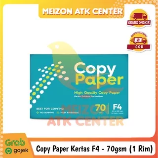 Copy Paper F4 70gram Paper Print Kertas Fotokopi F4 hvs F4 [ 1 RIM ]