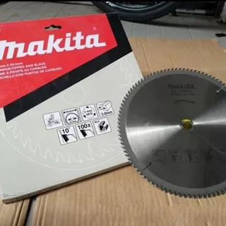 Makita 10 inci 100 gigi Mata gergaji aluminium 10 100T miter saw Ori