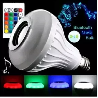 LAMPU LED MUSIK BLUETOOTH DISKO SPEAKER + REMOTE MUSIC BULB BOHLAM E27 [MITSUYAMA MS-0707]