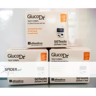 GLUCO DR BIO SENSOR GLUCOSE STRIP / STRIP GULA DARAH GLUCO DR AGM-2100 / SM