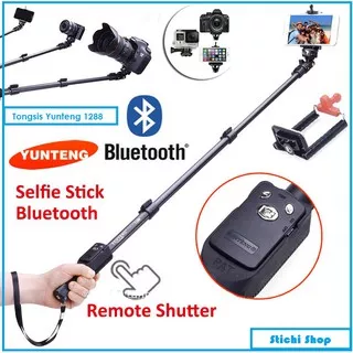 Tongsis Yunteng Bluetooth Selfie Stick YT-1288 + Holder U