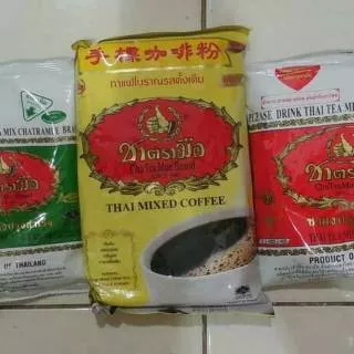 Paket Thai Tea + Thai Green Tea + Thai Coffee Brand Chatramue