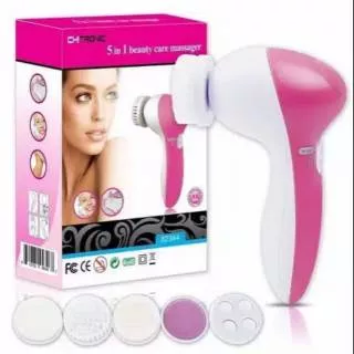 Alat Pembersih Muka 5in1 / Facial Brush Elektrik 5 in 1 / Alat Pijat Wajah Massager