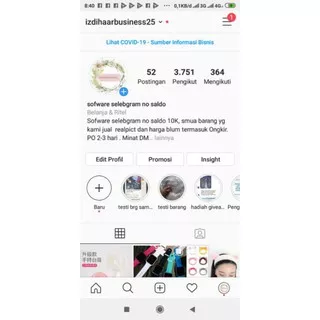 akun Instagram murah berkualitas real follower || akun ig olshop || akun ig bekas olshop