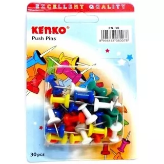 PUSH PIN KENKO WARNA PAKU WARNA PAKU MADING PIN WARNA