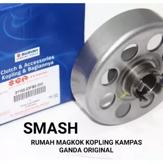 RUMAH MANGKOK KOPLING KAMPAS GANDA OTOMATIS SUZUKI SMASH PLUS CAGE DAN PELOR ASLI ORI