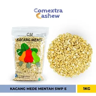 Kacang Mede Mentah Pecah SWP E 1 Kg - Sulawesi Cashew - Kacang Mente / Mete Comextra Majora