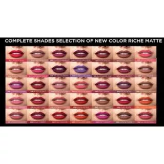 Loreal paris color riche matte lipstick makeup