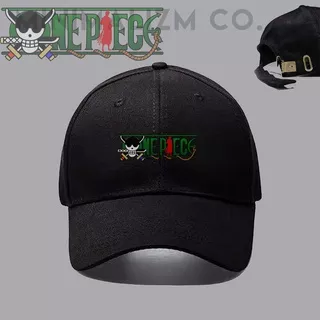 Topi Roronoa Zoro Caps Anime One Piece Strawhat Pirates Crew