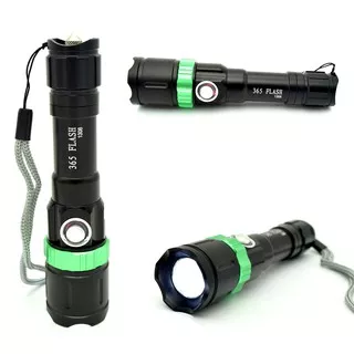 Senter SWAT Police 1308 Senter Zoom In/Out LED CREE
