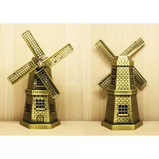 Pajangan Miniatur Miniature Holland Belanda Windmill Kincir Angin Kecil