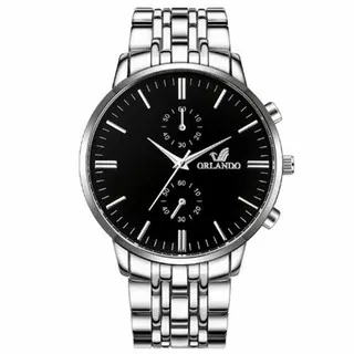 Jam Tangan ORLANDO Pria Fashion Men Stainless Steel Watch SW022