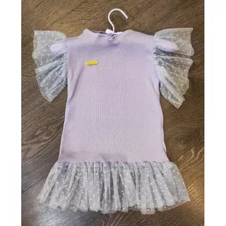 baju anak perempuan cantik lucu  warna lilac merk Poetri Kamil AHA