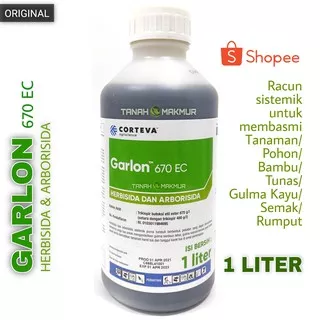 GARLON 1LITER 670 EC 1 LITER RACUN POHON KAYU SISTEMIK 1L GULMA HERBISIDA ARBORISIDA BAMBU PISANG