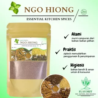 Bubuk Bumbu Dapur Ngohiong Halal Five Spice Powder Bahan Pokok Organik Penyedap Rasa Rempah Murni