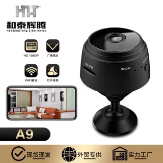 (100% BARANG ORI)Wireless A9 Mini Camera Wifi Hd 1080P Micro Kamera kecil Smart  Kamera Anti maling kamera jarak jauh Cctv Mini WiFi IP Camera CCTV 1080P - A9