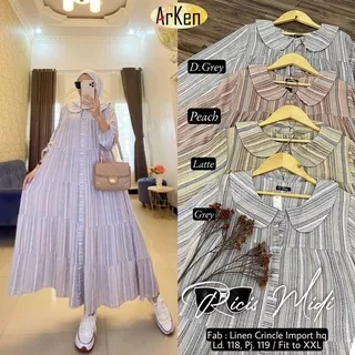 Dress wanita Ricis midi by Arken