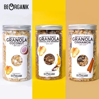 Beorganik Granola Roasted with Extra Virgin Coconut Oil 500gr