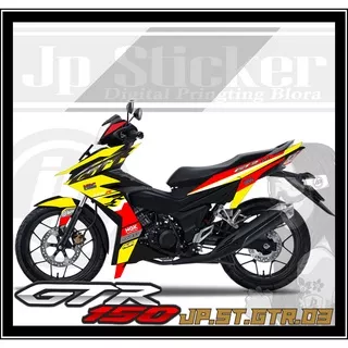 GTR STICKER STRIPING GTR 150 STIKER MOTOR HONDA SUPRA GTR 150 LIST VARIASI HOLOGRAM  JP 03