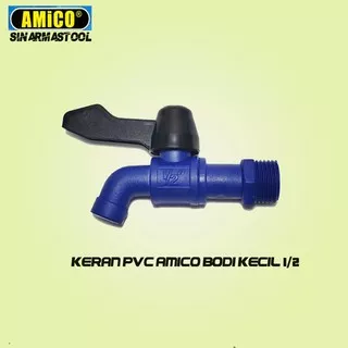 KERAN AIR PVC BODI KECIL AMICO 1/2