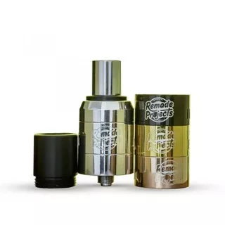 Dark Horse RDA 22mm Authentic Remade Projects Silver SS Single Dual Coil DarkHorse Project 22 mm