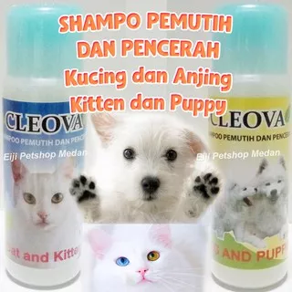 Shampoo Kucing Pemutih Bulu Cleova Shampo Pemutih Bulu Anjing