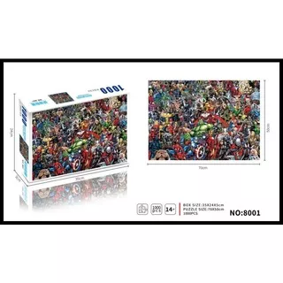 Puzzle Avengers Super Heroes Justice League Marvel Jigsaw
