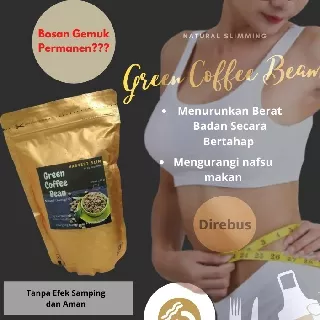 Green Coffee 250 gr Kopi Hijau Rebus Kopi pelangsing Biji Kopi Hijau Kopi Sehat Kopi Slimming Coffee