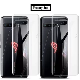 ASUS ROG PHONE 6 / 6 PRO / 5S PRO / 5 / 3 / 2 CLEAR BACK HYDROGEL ANTI GORES BELAKANG
