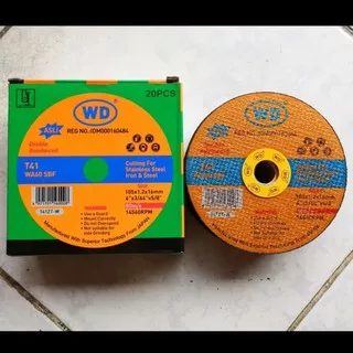 Batu Gerinda Potong Besi & Stainless WD 4 (Cutting Wheel).Batu Potong WD