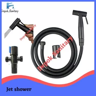 jet shower toilet/ jet shower kloset/ shower bidet/ jet shower black
